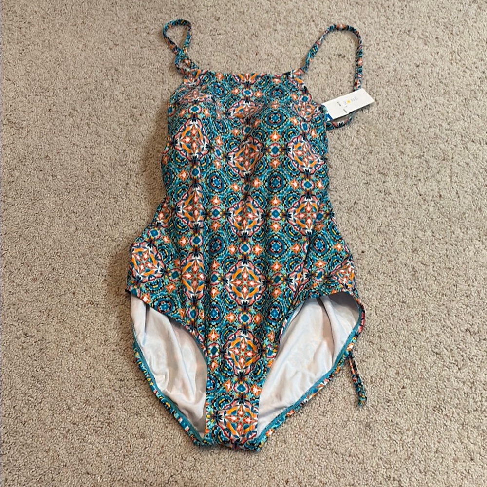 Jantzen Multicolor Patterned One Piece Swimsuit
